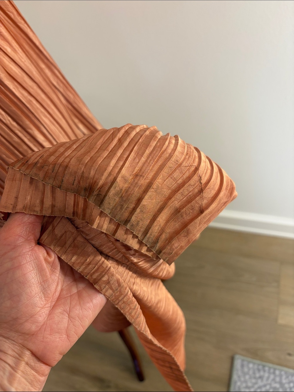 Sabina Musayev Strapless Pleated Maxi Dress in Copper - Picture 4 of 6
